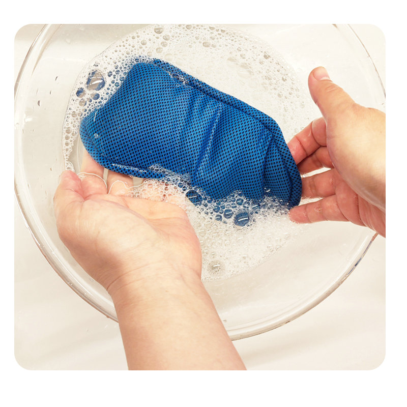 Maschera per gli occhi in memory foam con fascia per la testa regolabile e indolore