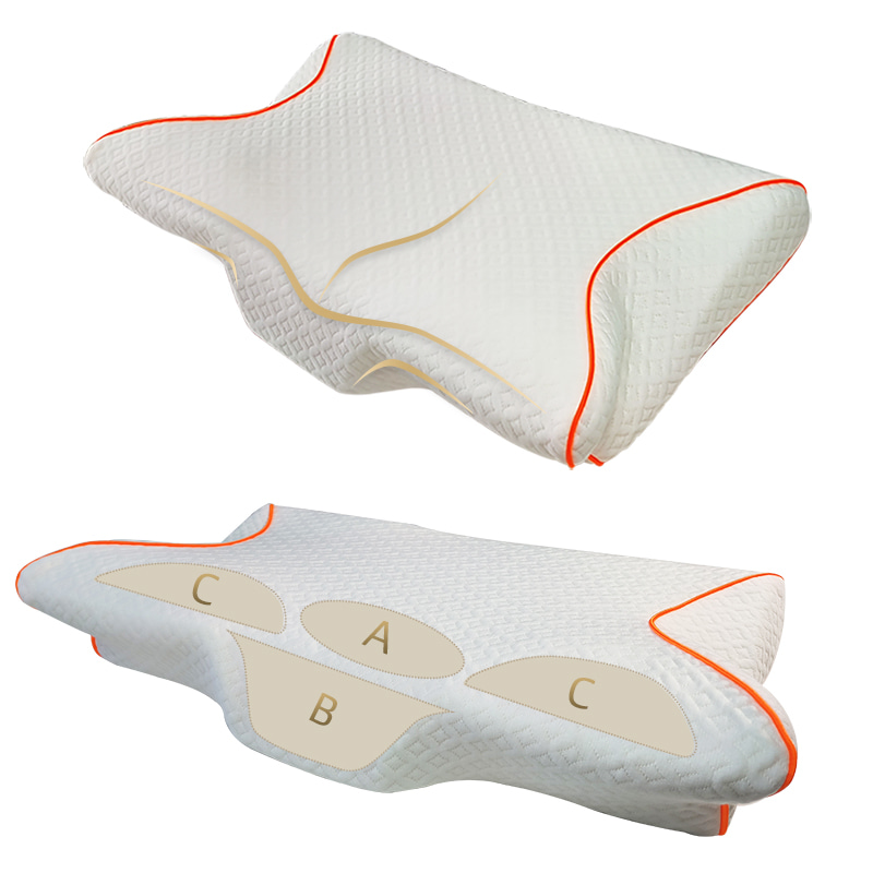 Esclusivo cuscino in memory foam super morbido brevettato con rivestimento in rayon di bambù